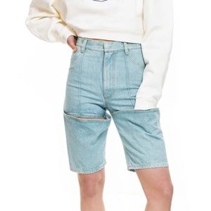 KSENIASCHNAIDER Wader Denim Shorts